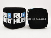 Ветрозащита для микрофона Sennheiser E 845 с логотипом RUHUB Ветрозащита для микрофона Sennheiser E 845 с логотипом RUHUB