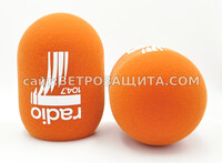 Ветрозащита для микрофона NeumannBCM104 с логотипом Радио 7 Ветрозащита для микрофона NeumannBCM104 с логотипом Радио 7