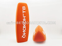 Ветрозащита для микрофона Sennheiser e845s с логотипом Диакон ТВ Ветрозащита для микрофона Sennheiser e845s с логотипом Диакон ТВ